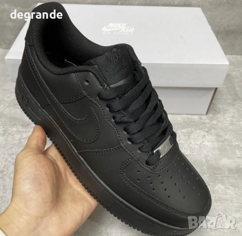 Маратонки Nike Air Force 1 черно, снимка 7 - Маратонки - 51629765