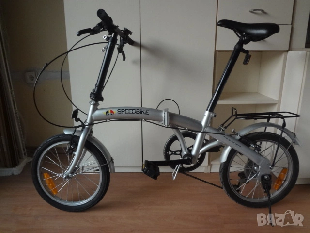 Сгъваем компактен велосипед 16 инча със 6 скорости, снимка 7 - Велосипеди - 53773749