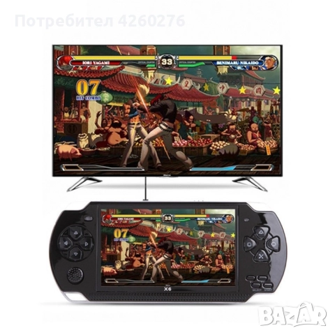 Конзола за игри с 8 GB памет, 4,3 инча дисплей PSP21, снимка 3 - Други игри и конзоли - 52079003