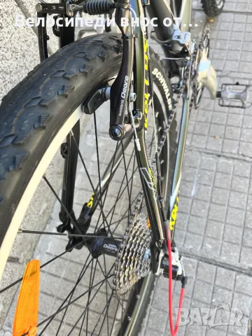 Велосипед колело KELLYS 26 цола 27 скорости всичко е SHIMANO DORE LX много запазено технически Ок , снимка 5 - Велосипеди - 49879107