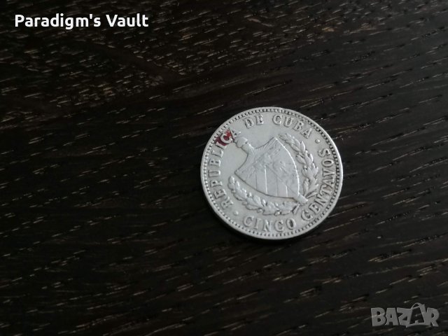 Монета - Куба - 5 центавос | 1968г., снимка 2 - Нумизматика и бонистика - 41707160
