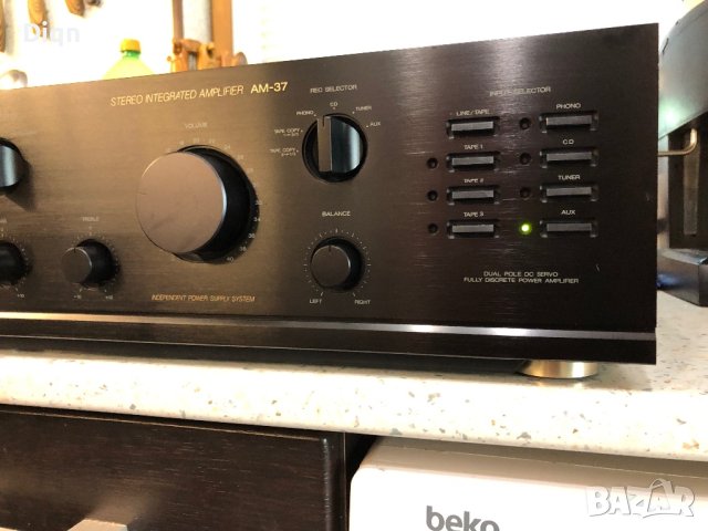 Като нов Akai AM-37, снимка 8 - Ресийвъри, усилватели, смесителни пултове - 41438077
