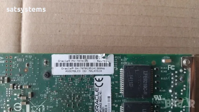 Sun Microsystems/Oracle Quad Port PCI-E Gigabit Ethernet Networking Card , снимка 10 - Мрежови адаптери - 56169235
