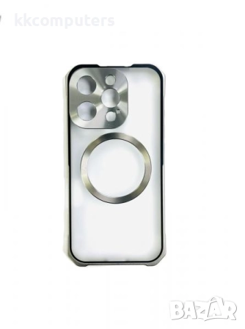 Калъф Алуминиева рамка Magsafe мат / Графит / за iPhone 16 Pro 6.3 Баркод : 3133013