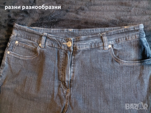 3/4 дамски дънки в голям размер #6, снимка 3 - Дънки - 51959595