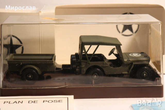 1/43 SOLIDO JEEP КОЛИЧКА ВОЕНЕН МОДЕЛ, снимка 5 - Колекции - 53512293