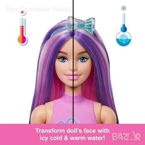 Нова Барби играчка Barbie Кукла Сменящ Цвят, Балонена Серия + Аксесоари, снимка 3 - Кукли - 51492830