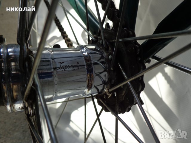 Ретро велосипед марка Украйна В 134  с 28" гуми Сделано в СССР ХВЗ 1973 год., снимка 12 - Велосипеди - 38605982