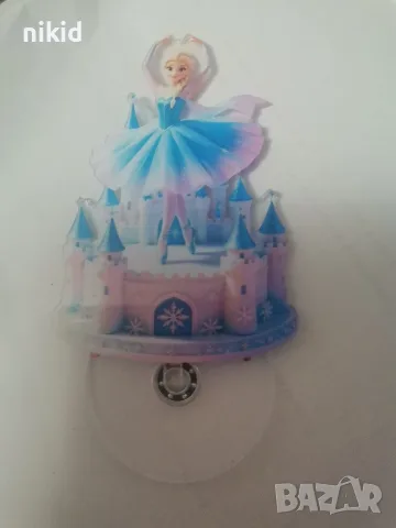въртяща 360 ° Замръзналото кралство Елза Frozen замък 2D Акрилна Фигурка топер торта връх рожден ден