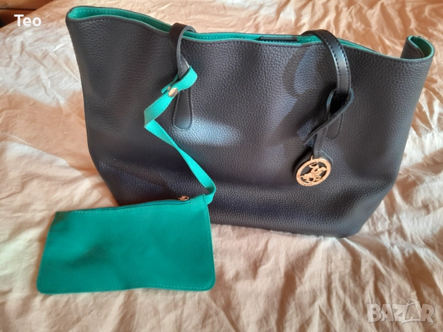Чанта Beverly Hills Polo Club с несесер, нова, снимка 2 - Чанти - 52927334
