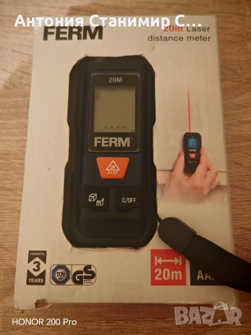 Ferm ldm1002 laser