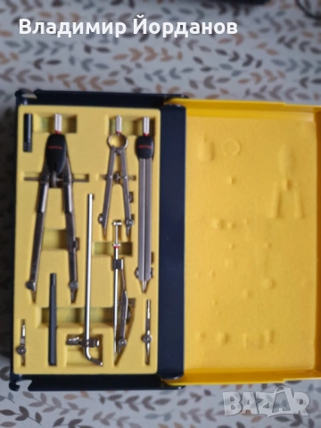 пълен комплект пергели на Rotring-werke Riepe KG Hamburg, снимка 3 - Ученически пособия, канцеларски материали - 53328523