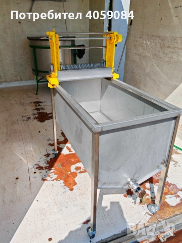 Вана за разпечатване на пчелни пити, снимка 3 - Други машини и части - 51646986