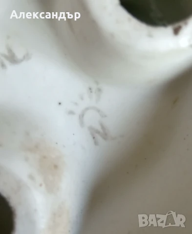 Статуетка бисквитен порцелан CAPODIMONTE маркирана , снимка 9 - Статуетки - 50495569