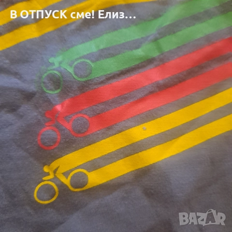 Оригинал лицензна тениска състезание колела байк Tour de France