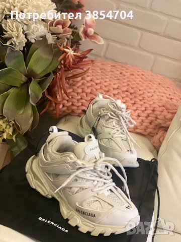 сникърси Баленсиага*37*BALENCIAGA women's track trainers in white*, снимка 11 - Маратонки - 42363148