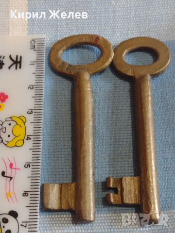 Два стари ключа от соца за брава за КОЛЕКЦИЯ АРТ ИНСТАЛАЦИЯ БИТОВ КЪТ 29221, снимка 5 - Други ценни предмети - 44789826