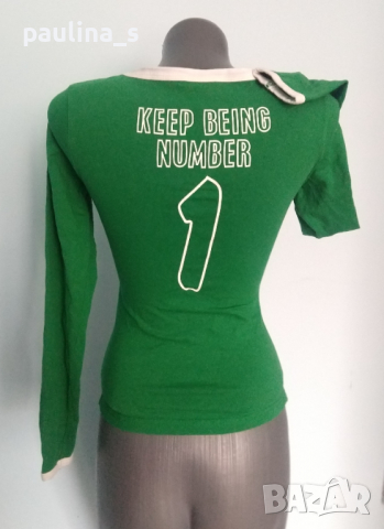 Три броя / Спортна блуза зелена "Kenvelo", лилава "Crane", синя "Kipsta"/ унисайз, снимка 5 - Спортни екипи - 36164934