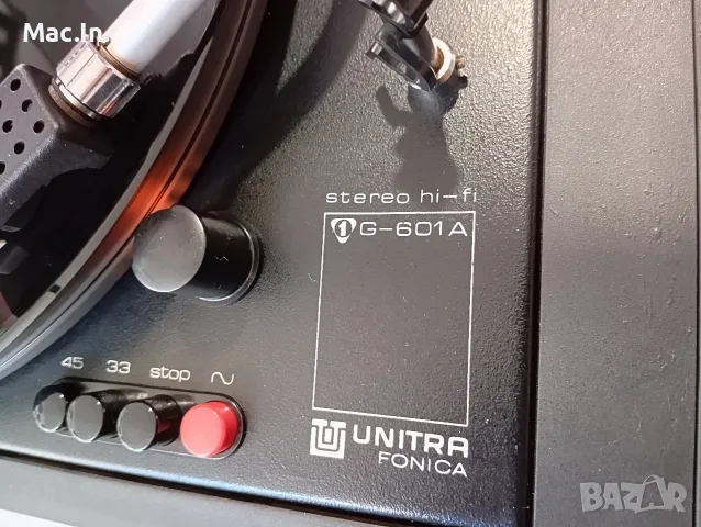 Грамофон UNITRA fonica G-601 A, снимка 2 - Грамофони - 56119995