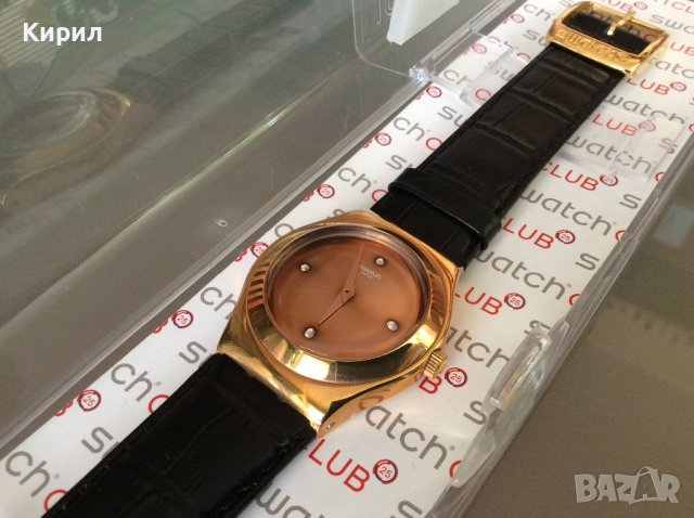 Swatch YLG408G / YLG450C / YLG124G (2бр. розе и класическо златно), снимка 4 - Дамски - 39820765