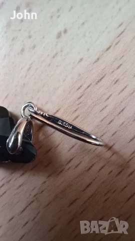 Сребърни Обеци от Англия, снимка 3 - Обеци - 52732360