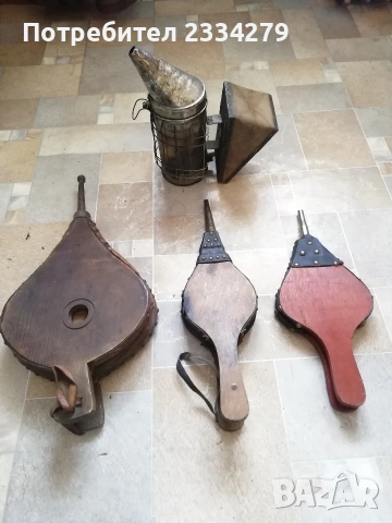 Стари духалки духала за камини, огнища в ковачници и златарство. , снимка 14 - Антикварни и старинни предмети - 39836228