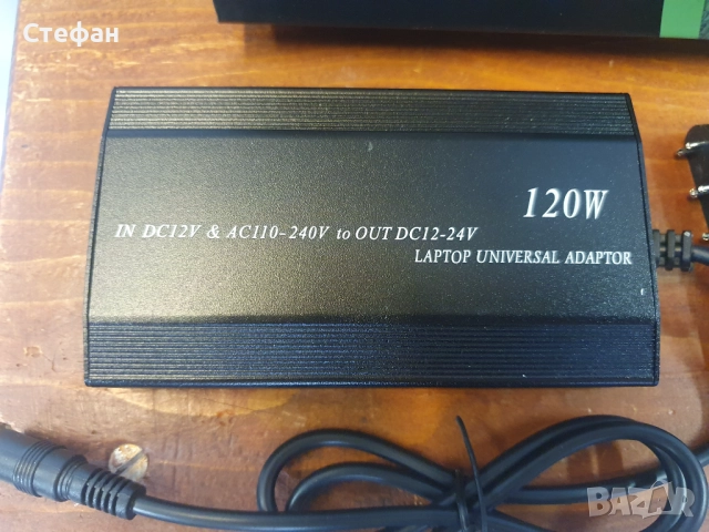 НОВО! Универсално зарядно за лаптоп LAPTOP UNIVERSAL ADAPTOR Работи на 220 и 12 волта., снимка 5 - Лаптоп аксесоари - 51983117