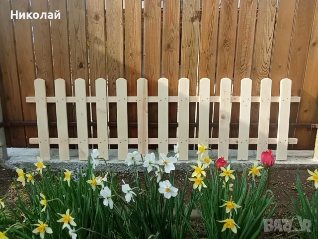 Дървена ограда за детска площадка детски кът дървена декоративна ограда оградка за деца