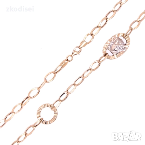 Златнo колие 11,14гр. 56,5см. 14кр. проба:585 модел:34839-1