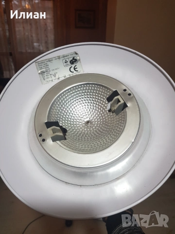 Класическа подова лампа, със лампа за четене, снимка 3 - Настолни лампи - 53230767