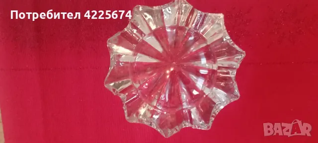Продавам стъклен пепелник, снимка 4 - Декорация за дома - 49153781