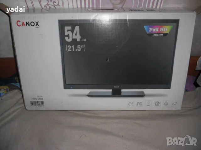 27.Продавам Телевизор Canox ,НОВ тестван 21,5” LED.Модел 2151 KL.Разделителна способност 1080p (FHD)