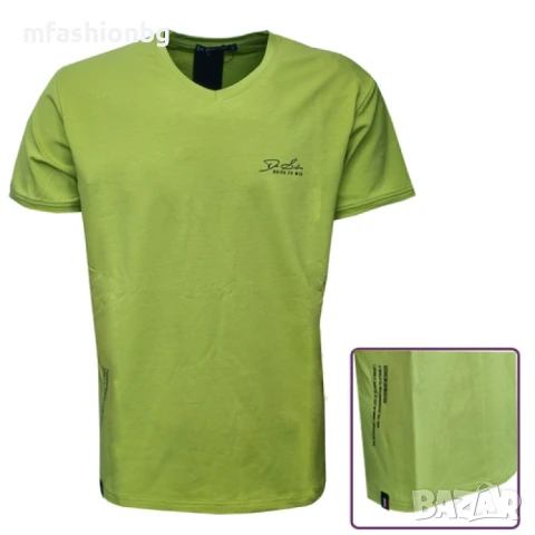 Мъжки тениски "BLUE & RED" - Големи размери до 7XL, снимка 7 - Тениски - 50923826