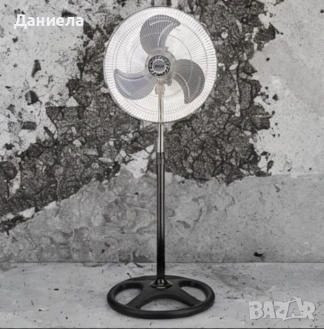 Вентилатор на стойка 18'' MUHLER FM-8140D 3в1, 70W, индустриален, на стойка, стена, под, снимка 4 - Вентилатори - 50459877