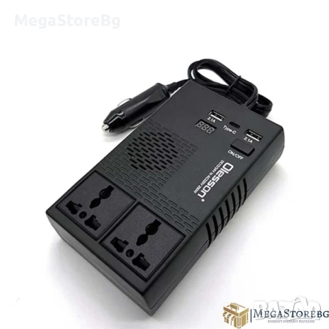 Преобразувател на напрежение от 12V/24V на 220V - 1664, снимка 4 - Аксесоари и консумативи - 50527320