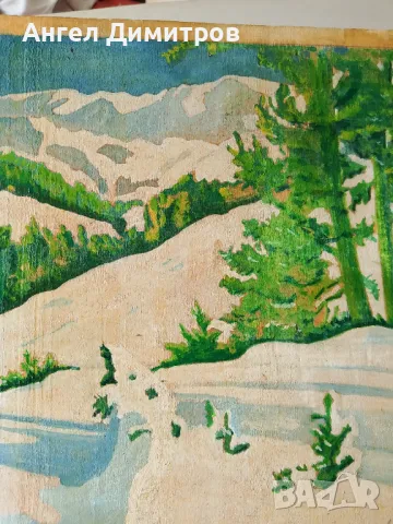 Маслена картина подписана , снимка 4 - Картини - 47290345