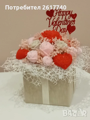 Луксозни соеви букети в кутия – перфектен подарък, снимка 7 - Декорация за дома - 53354808