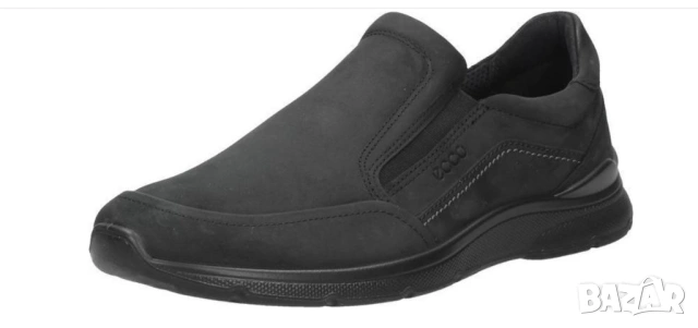 ECCO Irving номер 44 обувки без връзки от набук, снимка 7 - Спортно елегантни обувки - 53803823