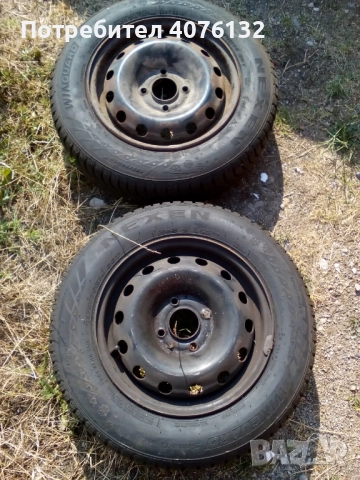 	4 Броя Зимни гуми сьс джанти 175/70/14  за пежо -ситроен, снимка 5 - Гуми и джанти - 51913228