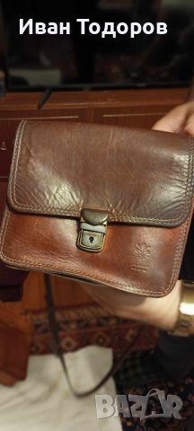 Мъжка чанта Florence от мек телешки бокс