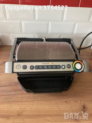 Tefal OptiGrill GC 705D16,6 , Инокс, снимка 1 - Скари - 41828573