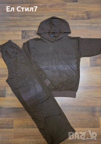 📌#Дамски #Комплект с #Камъчета С М Л размер 28 евро ЕКОНТ, снимка 10 - Спортни екипи - 53144939