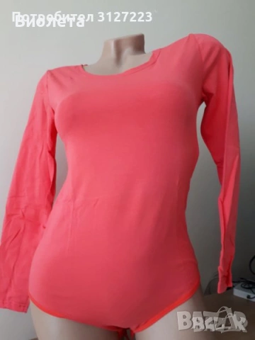 Боди памучно с деколте в различни цветове, снимка 4 - Бельо - 34643427