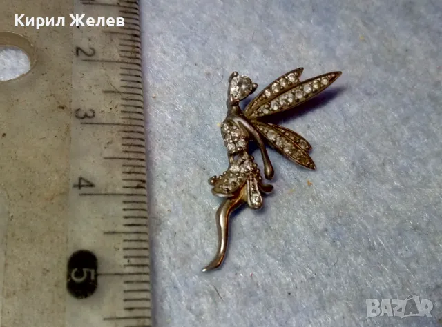 СКЪПОЦЕНЕН ФИГУРАЛЕН СРЕБЪРЕН МЕДАЛЬОН ФЕЯ СРЕБРО 925 с БЛЕСТЯЩИ ЮВЕЛИРНО ФАСЕТИРАНИ ЦИРКОНИ 47580, снимка 2 - Колиета, медальони, синджири - 48954293
