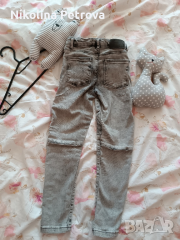 Детски момичешки дънки Zara, снимка 2 - Детски панталони и дънки - 44740846