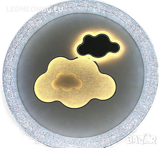 LED Плафон КРИСТАЛ, Ф48, 40W, 3 CCT ►3000-4000-6000 K