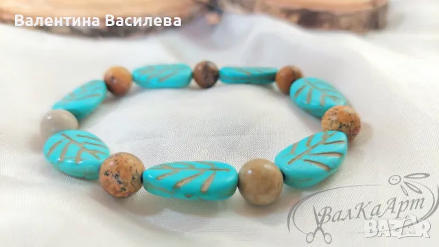 Ръчно изработени гривни с естествени материали, снимка 11 - Колиета, медальони, синджири - 50383725