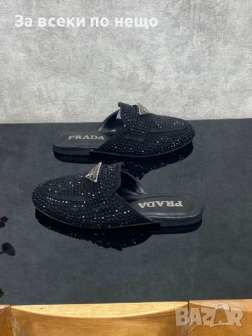 Prada Дамски Затворени Чехли Прада - Налични Различни Цветове Код E729, снимка 3 - Чехли - 51227681