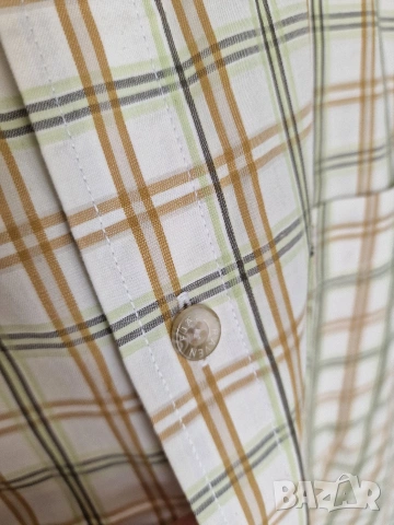 Страхотна мъжка риза с къс ръкав FJALLRAVEN размер M , снимка 8 - Ризи - 53780303