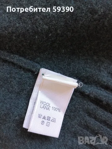 Вълнен тъмно зелен употребяван пуловер , снимка 4 - Пуловери - 49026681